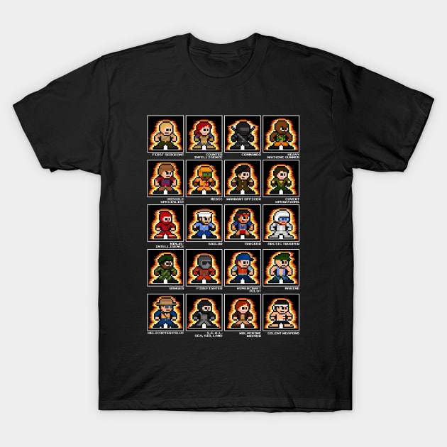 8-Bit GI Joe Cardback T-Shirt by 8-BitHero